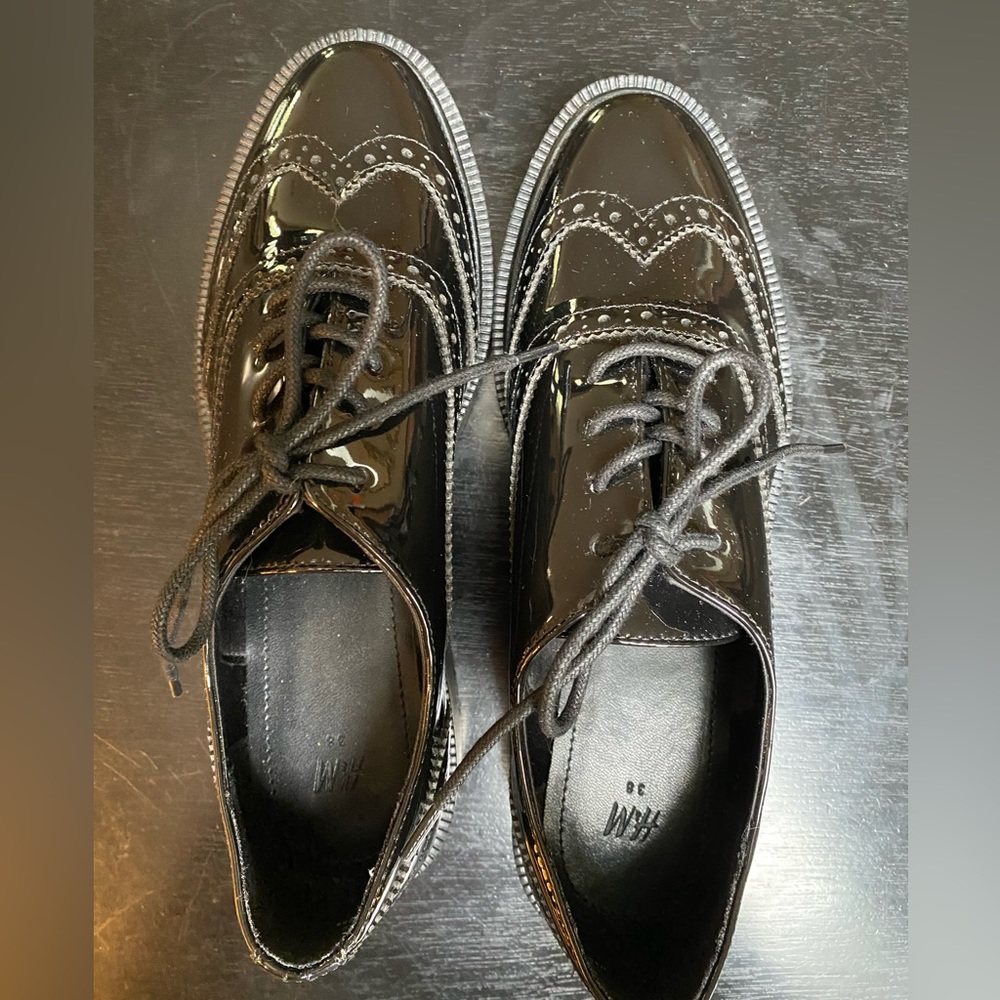 Chunky Platform Oxford Loafers - image 6